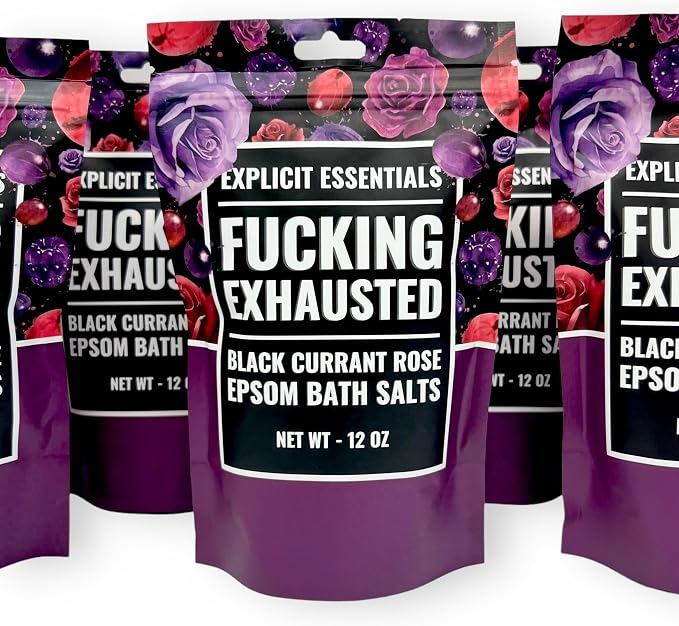 Explicit Essentials Black Currant Rose Epsom Bath Salts, Relaxation Blend - Image 7