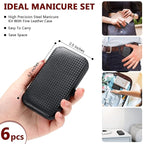Hanaive 6 Set Manicure Set 48 Pcs Nail Clippers Pedicure Kit Gift - Image 2