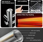 P&Dlusir Towel Warmer, Heated Towel Rack - Image 4