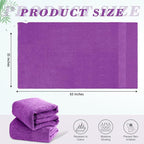 SEISSO Bath Towels, Extra Absorbent & Quick Drying Lightweight Fiber Towels - Image 5