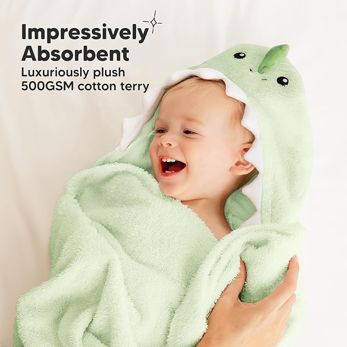 KeaBabies Organic Baby Towel - Image 5