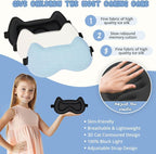 Kids Sleep Mask: 3D Contoured Cup Eye Mask, Blindfold - Image 4