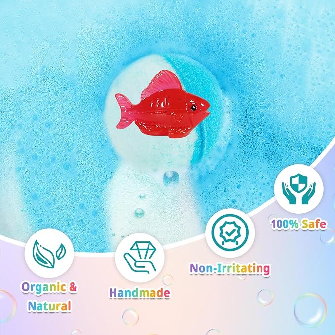 Bath Bombs for Kids with Surprise Inside, 24 Pack Kids Bath Bombs with Toys - Image 4