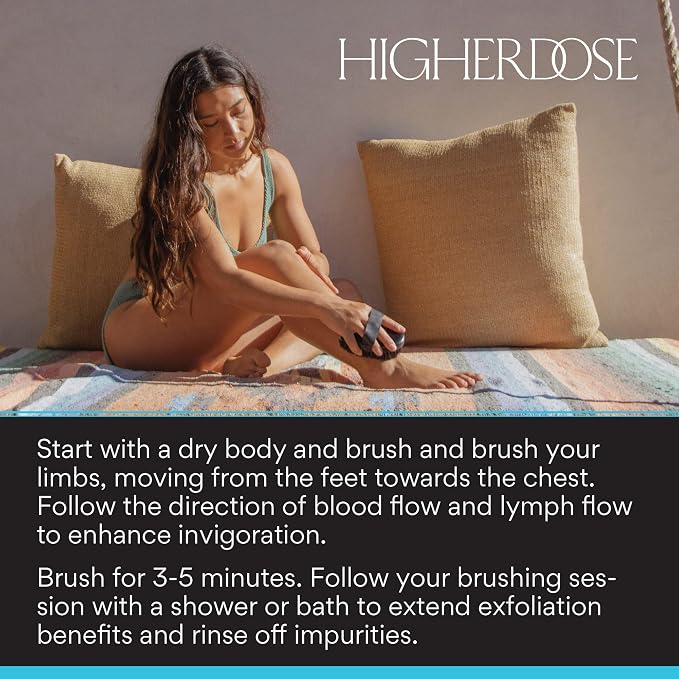 HigherDOSE Copper Dry Brushing Body Brush - Image 8