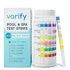 Varify 7 in 1 Pool and Spa Test Strips- Easy to Use Water Testing Kit by Varify