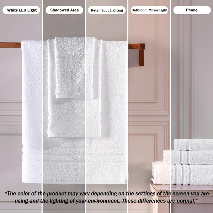 Hammam Linen Jumbo Large Bath Sheets Towels 2-Pack 35 x 70 Inches Soft and - Image 3