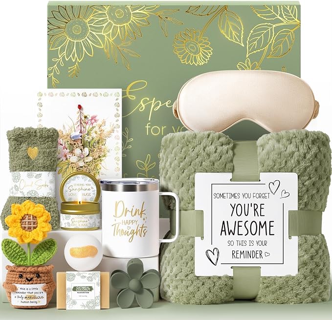 Birthday Gifts for Women Self Care Get Well Soon Gift Baskets, Spa Care Package by MAYICIVO