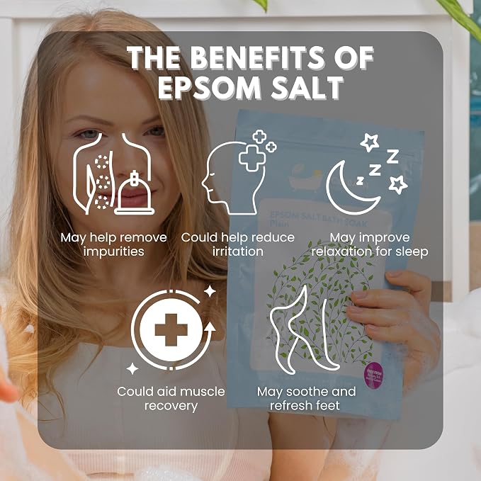 Eco Bath London Plain Unscented Epsom Salt Bath Soak - Image 4