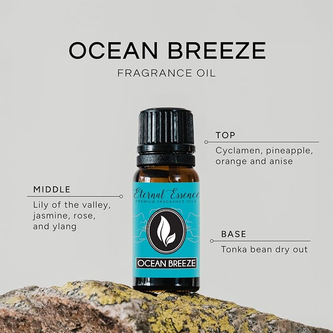 Ocean Breeze Premium Grade Fragrance Oil - 10ml - Scented Oil - Image 2