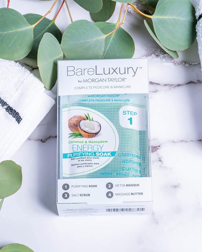 Morgan Taylor BareLuxury 4-Step Complete Pedicure & Manicure Packs - Image 4