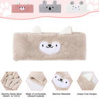 Chuangdi 4 Pieces Animal Hair Bands Face Wash Headband Spa Animal Ears - Image 6