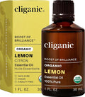 Cliganic USDA Organic Lemon Essential Oil by Cliganic