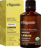 Cliganic USDA Organic Lemon Essential Oil by Cliganic