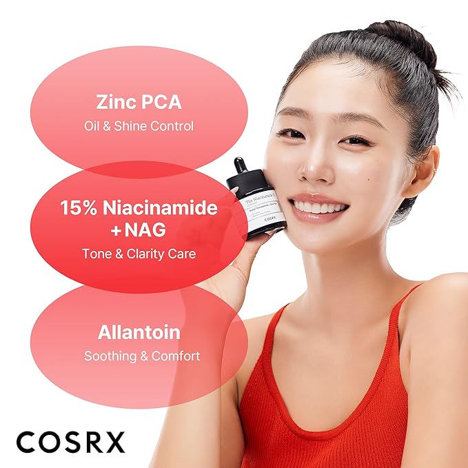 COSRX 15% Niacinamide Face Serum, 0.67 fl oz, Pore Minimizer Serum - Image 3