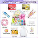 80PCS Spa Party Favors, Include Face Masks, Lip Balm, Hand Cream, Under Eye - Image 6