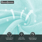 MOONQUEEN Ultra Soft Premium Washcloths Set - Image 2