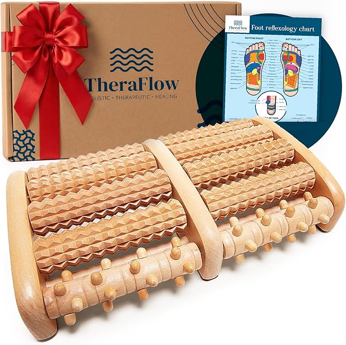 TheraFlow Foot Roller for Plantar Fasciitis Relief and Neuropathy Pain Relief by TheraFlow