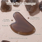 rosenice Gua Sha Facial Tools Gua Sha Agate Stone - Image 4