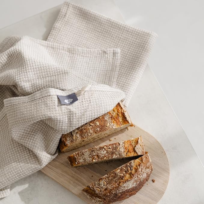European Flax Linen Kitchen Towels Set of 2 - Image 8