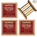 Oatmeal Goat Milk Soap Bars 3 Pack 4.25oz Each by SalonTop