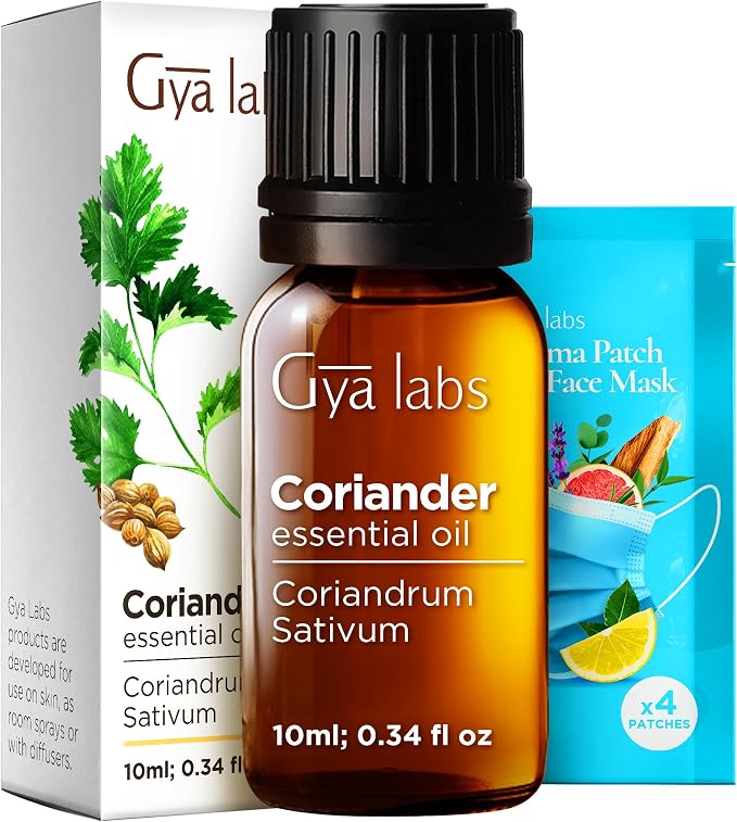 100% Pure Coriander Essential Oil by GyaLabs