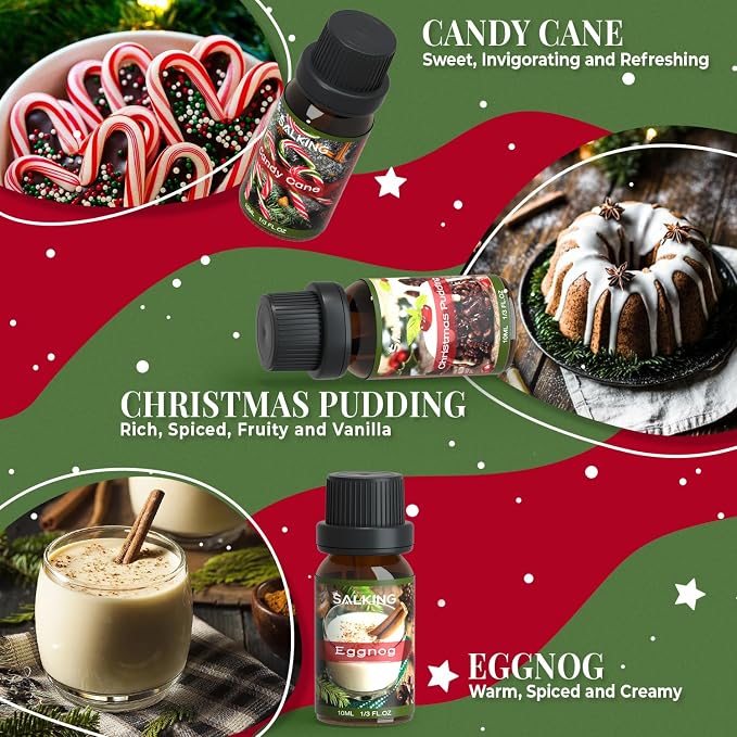 SALKING Christmas Fragrance Oils, Premium Essential Oil - Image 4