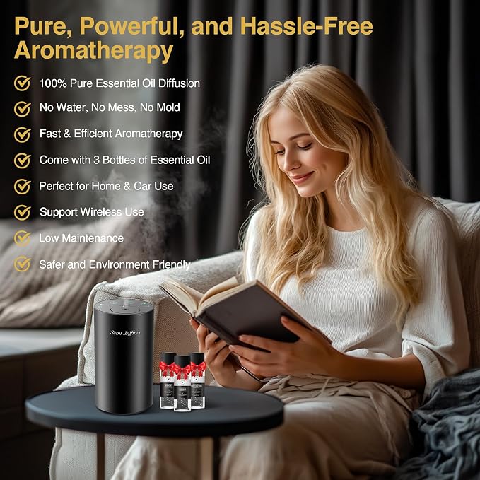 Waterless Essential Oil Diffuser Starter Kit - Image 2