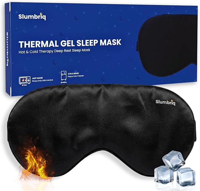 Cooling Eye Mask for Sleeping – Reusable Hot & Cold Gel Eye Mask by Unknown