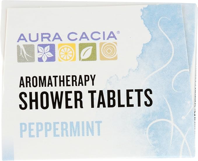 Aura Cacia Peppermint Shower Tablets - Image 4