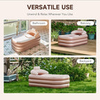 CO-Z Inflatable Bathtub with Electric Air Pump and Bath Pillow Headrest - Image 6