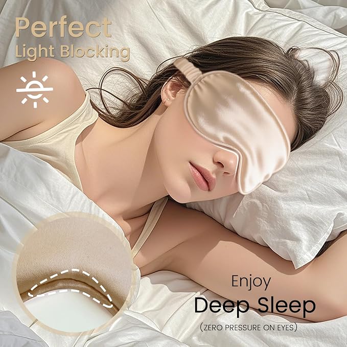100% Pure Mulberry Silk Eye Mask - Image 2