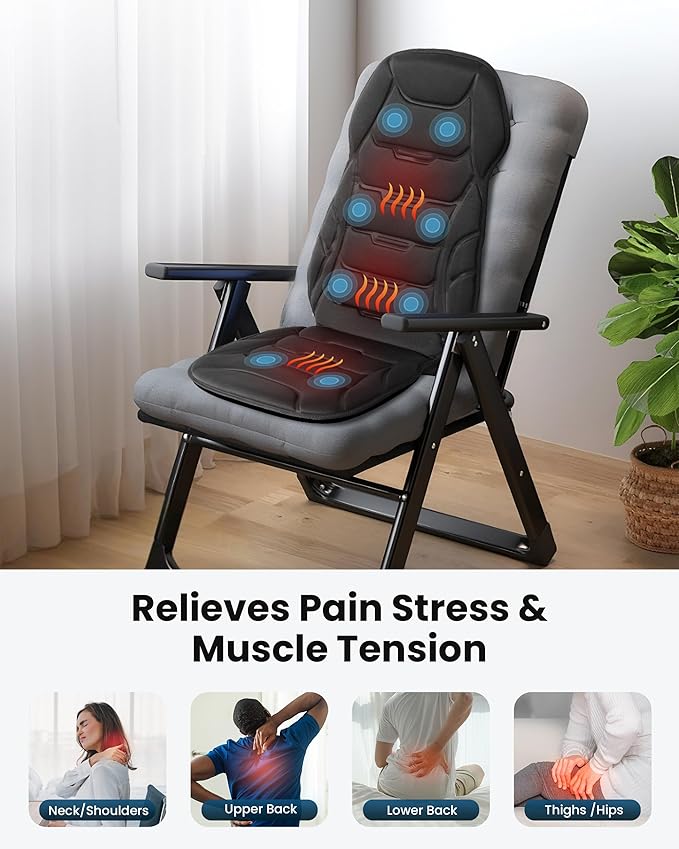 COMFIER Massage Seat Cushion, Back Massager - Image 5