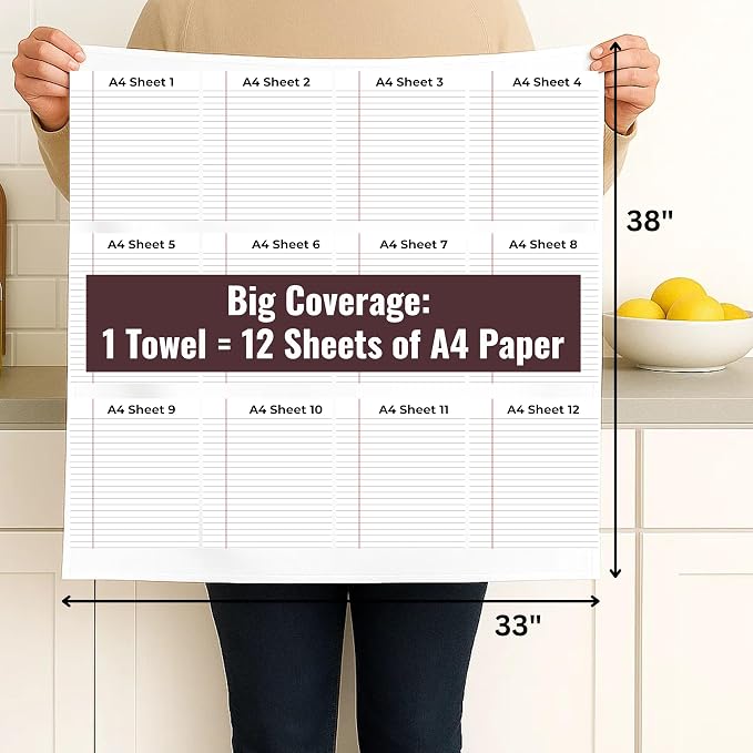 Flour Sack Towels | Tea Towel for Crafts| Kitchen Dish Cotton Blank Towel for - Image 2