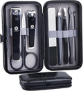 HANTEKAS Manicure Pedicure Set 8pcs Stainless Steel Nail Clippers Kit by HANTEKAS