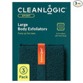 Cleanlogic Sport Exfoliating Body Scrubber, Large Exfoliator Tool by Cleanlogic