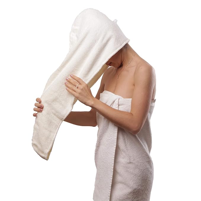 Huge Cotton Hair Towel Wrap for Women by Aspen5