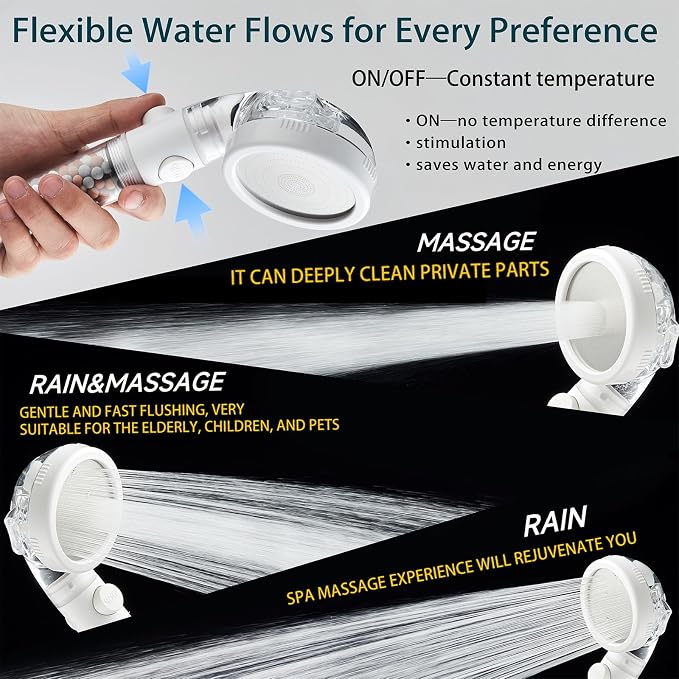 Filtered Shower Head with Handheld - Image 4