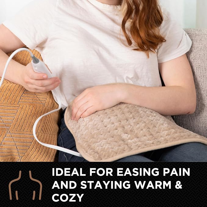 Brookstone Herringbone Portable Heating Pad - Image 4