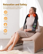 KNQZE Shiatsu Cordless Neck and Back Massager - Image 4