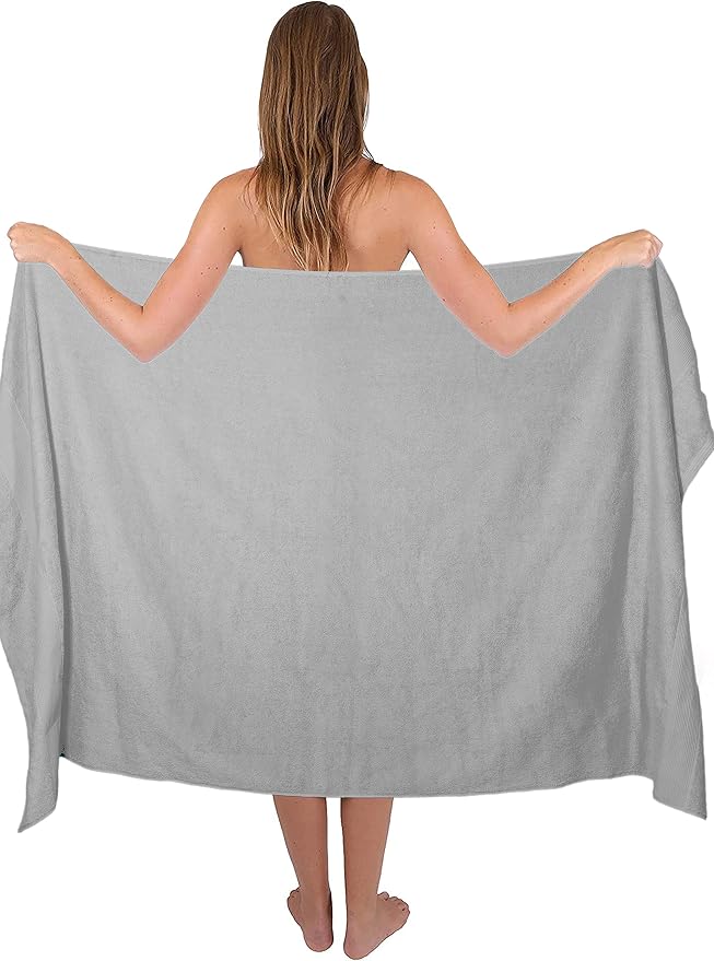Belizzi Home Premium Cotton Oversized 2 Pack Bath Sheet 35x70-100% Pure Cotton - Image 5