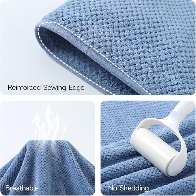 REDKISS Pack of 2 Jumbo Bath Sheets, 40 x 80 Inches Microfiber Bath Towels - Image 6