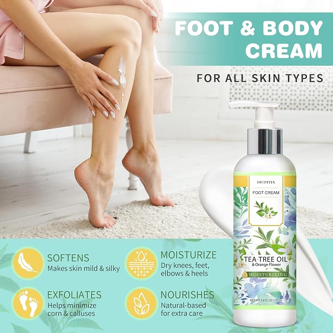 LUCOTIYA Tea Tree & Orange Flower Foot Soak Set - Image 5