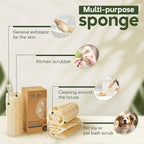 Chill Ah Green Glow Loofah Sponge Set – 100% Plant-Based, Biodegradable - Image 5