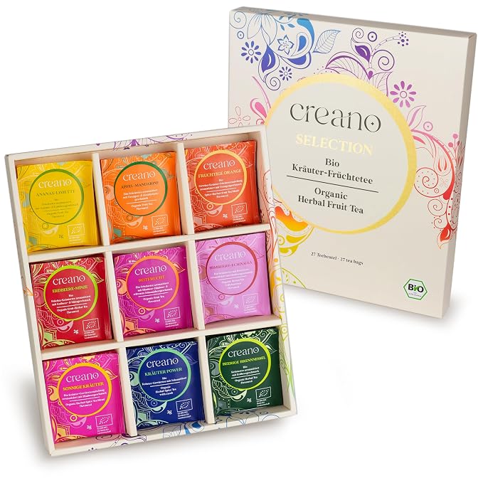 Creano Organic Herbal & Fruit Tea Gift Set by Creano
