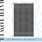 White Classic Luxury Bath Towels Extra Large - Image 4