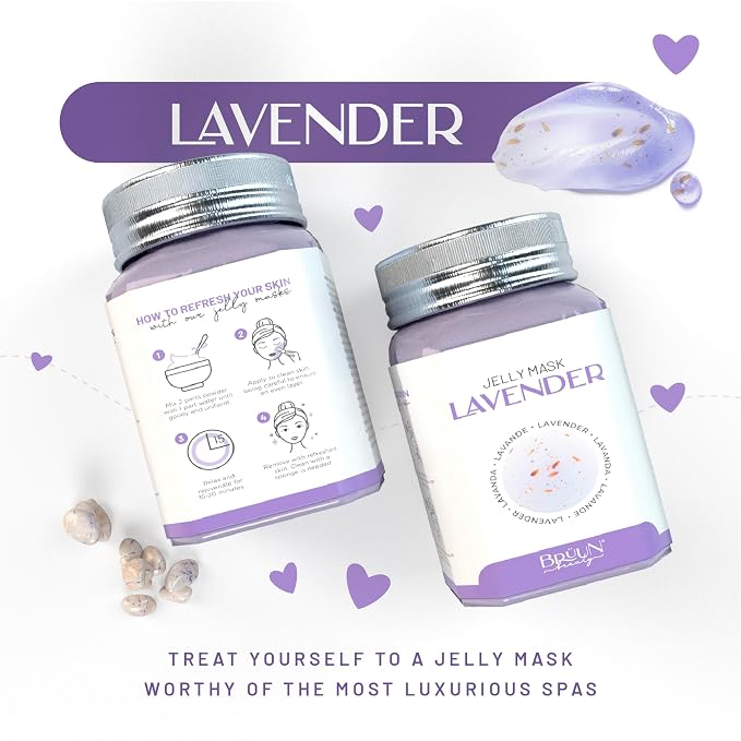 BRÜUN Peel-Off Lavender Jelly Mask - Image 5