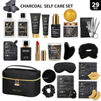 25 Pcs Bath & Body Gift Set for Women, Charcoal Skin Care Kit, Spa Gift Basket - Image 2