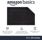 Amazon Basics Banded 100% Cotton Machine Washable Bathroom Bath Rug Mat - Image 3