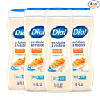 Dial Body Wash, Exfoliate & Restore Cocoa Butter & Orange Extract, 16 Fl Oz by DialSoap