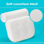BASIC CONCEPTS Bathtub Pillow for Neck and Back Support - Image 4